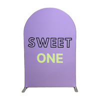 New Designs Arch Frame Interior Rounded Wooden Door Metal Arch Round Backdrop Arch Round Backdrop Circle Stand